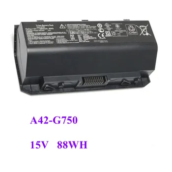  A42-G750 Laptop Bateria para ASUS ROG G750 G750J G750JH G750JM G750JS G750JW G750JX G750JZ Série A42-G750 15V 88WH/5900mAh