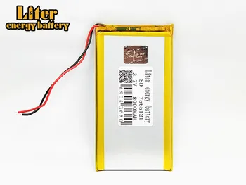  3,7 V 8000mAh bateria de polímero de lítio com painel de proteção de carregamento da bateria de energia 7566121 Para Tablet PDA MEADOS de GPS Brinquedos Elétricos