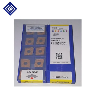  10pcs/lotes YBC151 CNMG120404-DF Carboneto do CNC Pastilhas de Torneamento