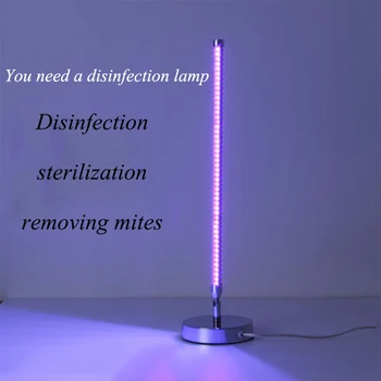  LED moderna Desinfecção UV Lâmpada de Quarto, casa de Banho, Iluminação Interior Luminárias Ele Pode Mover-Ácaro Esterilização Casa Lâmpadas Germicidas
