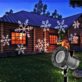  LED 12pattern Natal floco de Neve Laser Projetor Estrelas, Luzes ao ar livre Impermeável Discoteca lâmpada Casa Jardim Decoração de Interiores atmosp