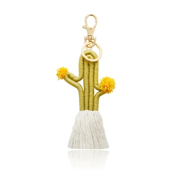  Cactus Design Chaveiro Colorido chaveiro Personalizado Ornamentos Ideal Presente Adequado para a Prevenção de Casa, Chave do Carro Perda