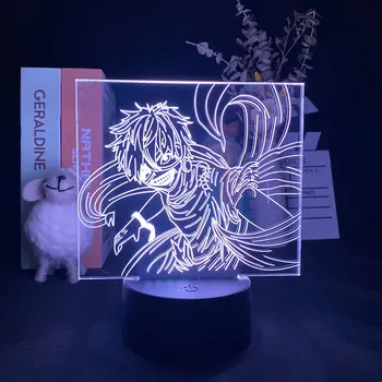  Tóquio Ghoul 3d Lâmpada Ken Kaneki para Decoração do Quarto do Nightlight Legal de Presente de Aniversário de Acrílico da Noite do Diodo emissor de Luz de Anime de Tóquio Ghoul