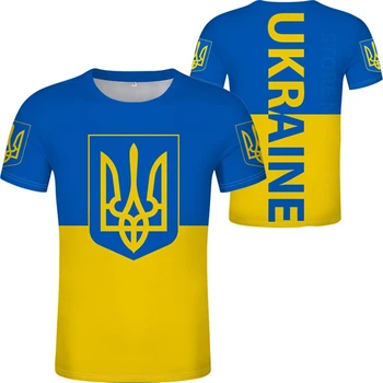  2022 Verão Nova Ucrânia Logotipo Homens 3D camiseta de Moda Rápido-seca de grandes dimensões O-Pescoço Solto УНР Bandeira de Homem Superior Roupas Para Homens XXS-6XL