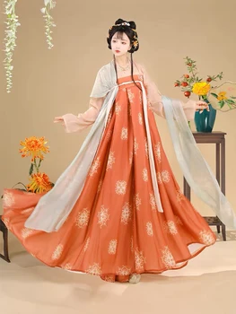  Verão as Mulheres da Dinastia Tang Chinesa Tradicional Traje Popular Conjunto Plus Size Oriental Antiga Dança de Vestir Roupas de Cosplay YS2168