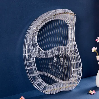  Música de Madeira Profissional Lira, Harpa Bandolim Chinês Tradicional em Miniatura Harpa, a Lira em Miniatura Acústico Liere Instrumento OA50SQ