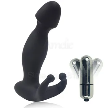  Nova Vibração de Próstata Massageador do ponto G Vibrador Vibrador de Próstata Vibração do Plug anal de Produtos do Sexo Anal Brinquedos Sexuais Para o Homem Gay