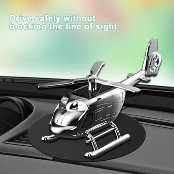  Carro Ambientador Solar Mini Rotary Helicóptero Liga de Zinco Perfume do Carro Difusor de Ornamento para Veículos освежитель воздуха авто