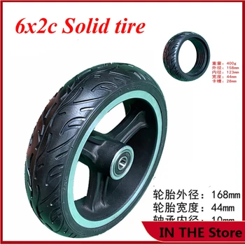  Scooter elétrico pneu 6,5 polegadas de sólidos do pneu 6.5x2c/6x2j não pneumático roda de motocicleta elétrica sólido pneu