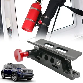  Extintor Suporte de Montagem Ajustável Ajuste para o Jeep Wrangler TJ JK JKU JL UTV Polaris RZR Ranger de Acessórios para carros