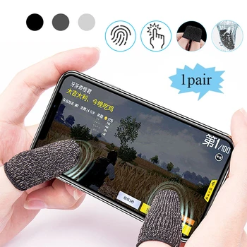 Dedo Berços de Telefone de Jogos Dispara Móvel Aciona Gatillos para PUBG Iphone Dedo da Luva Apple Iphone Fibras de Algodão