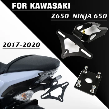  MTKRACING Para a KAWASAKI Z650 Z NINJA 650 650 2017-2020 Motocicleta Cauda Acessórios Rack Fender Suporte Traseiro da Placa de Licença Rack