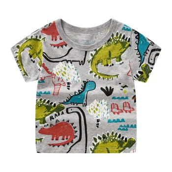  Crianças de Manga Curta T-shirt de Algodão Verão 2022 Bebê Meninos Roupas de desenho animado jardim-de-Infância Uniforme T-shirt Para Meninas Roupa