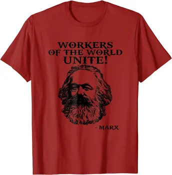  Karl Marx, o Marxismo Marxista Homens Camiseta Curta Casual 100% ALGODÃO O-Pescoço Homens Vestuário