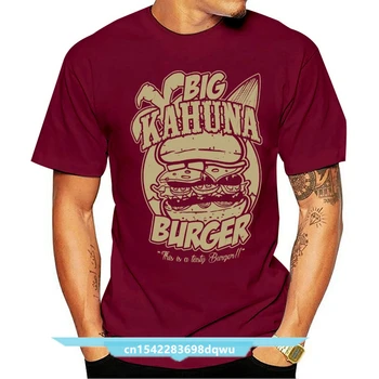  Big Kahuna Burger M2 Tops, T-T-Shirt Jules Winnfield Tarantino, Pulp Fiction Filme De Novas Tendências Tops, T-Shirt