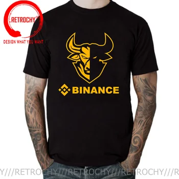  Bull Market Binance de Criptografia de Moeda T-Shirt Binance de Câmbio de Moeda BNB T-Shirt Estilo Distinto Binance Cryptocurrency Mineiros tshirt