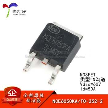  Original e genuíno NCE6050KA A-252-2 60V/50A canal N-MOS FET chip