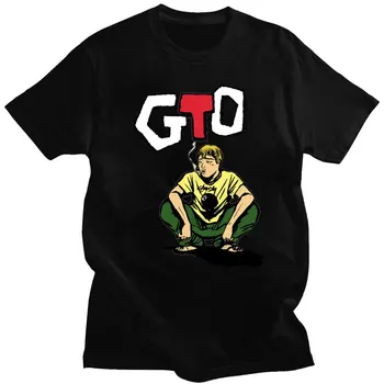  2021 Popular do Verão Tees Grande Professor Onizuka Gto de Impressão Casal de Hip-pop T-Shirt Comfortabled Camisetas de Alta Qualidade sem igual Roupas