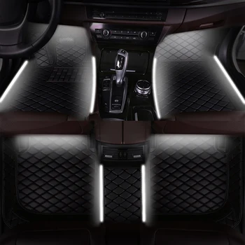  Para a BMW M3 Três Compartimento E90 2009-2013 Interior do Carro Andar Luzes do Carro DIODO emissor de Luz, Kit de Acessórios para carros