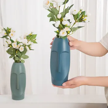  O Vaso De Flores, Decoração De Plástico Vaso Imitação De Cerâmica Vaso De Flores Cesta De Flores Nórdicos Decoração De Vasos Para Flores