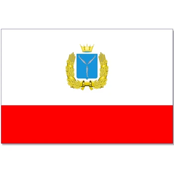  Saratov Oblast bandeira da Rússia Bandeira do Estado 60x90CM/90x150CM/120X180CM 100D Poliéster 2X3FT/3x5FT/4X6FT ilhós de latão de sinalizador personalizado