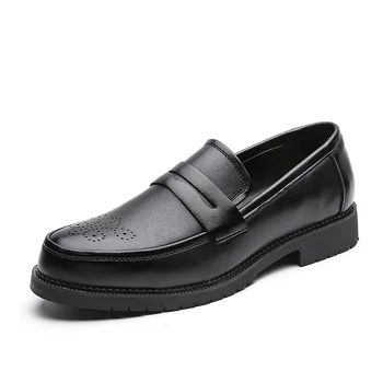  Senhores Homens Vestido De ShoesWedding Homem De Partido Casual Sapatos Confortáveis Marca 2022 Homens Clássicos Sapatos De Couro