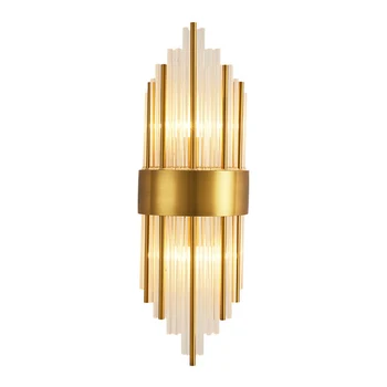  Moderno de Cristal de alta qualidade de Parede de Lâmpadas de Cabeceira Para o Quarto de Parede de Sala de Luz da Decoração Doméstica Led de Iluminação Iluminação do Banheiro