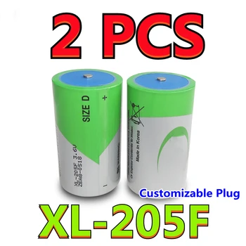  2PCS XL-205F Inteligente de Água/Eletricidade/Gás, Medidor de Dispositivos de Rastreamento de Bateria ER34615 D Tamanho Bateria de Lítio de 3,6 V