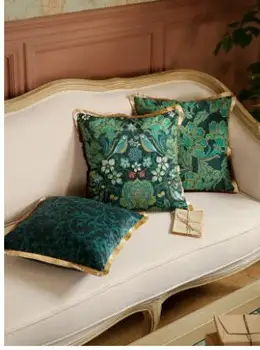  American pastoral sofá capa de almofada em sala de cabeceira, travesseiro capa Europeia de luxo