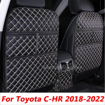  Para a Toyota CHR C-RH 2018 2019 2020 2021 2022 Carro Todos, Inclusive para o banco Traseiro Anti-Kick Pad Tampa do Assento Traseiro apoio de Braço Tapete de Proteção