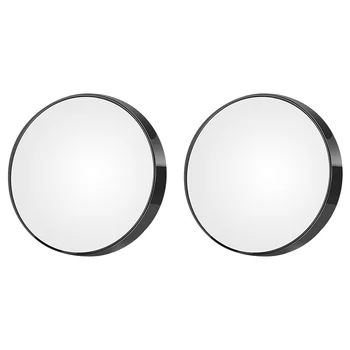  Espelho de Ampliação de Maquiagem Compacto de Bolso Rodada 10X ventosa, casa de Banho Bulkmagnification Ferramenta Bolsa de Mão Portátil de Viagens