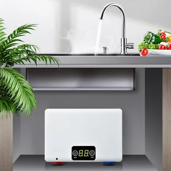  smart casa pia de cozinha casa de banho e acessórios 220v elétrico tankless água quente aquecedores com cabeça de chuveiro
