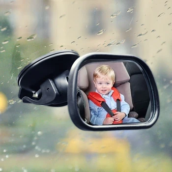  Dobrável para-brisa de Carro do Bebê Espelho do Carro retrovisor Monitor do Carro de Segurança ABS Visualizar banco Traseiro de frente para Banco traseiro Retrovisor Interior