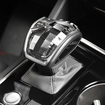  100% de Cristal Carro Alças Alça Botão de Mudança de marcha Modificado de Cristal de Mudança de Engrenagem de Cabeçote de Proteger o Cobre Para VW Touareg 2019-2022