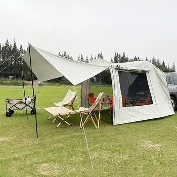  Tendas Para Campismo Camping Traseira Da Barraca De Sombra Grande Espaço Para 5-6 Pessoa Leve E Compacto, Com Saco De Armazenamento Prático Para CUVs
