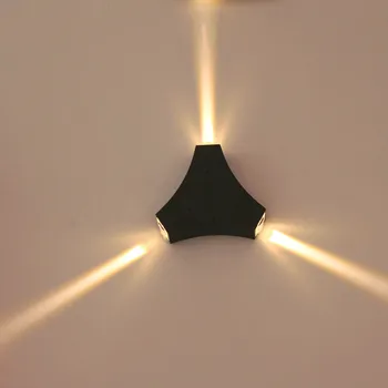  Moderno e Minimalista de Luz 9W do DIODO emissor de Alumínio da Lâmpada de Parede ao ar livre Impermeável Pátio Luz do Corredor do Quarto do Hotel Candeeiro de Parede