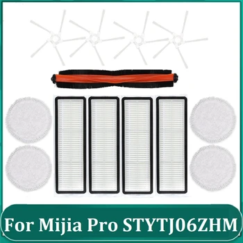  13Pcs Acessórios Para Xiaomi Mijia Pro STYTJ06ZHM de Auto-Limpeza do Robô Aspirador de pó Partes Principais do Lado do Pincel Mop Filtro