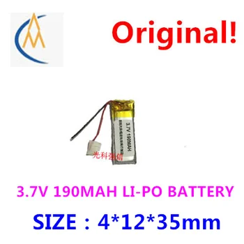  Nova marca de 3.7 V bateria de lítio do polímero 401235 190mah MP3 fone de ouvido Bluetooth / dispositivo / mini alto-falante Walkman