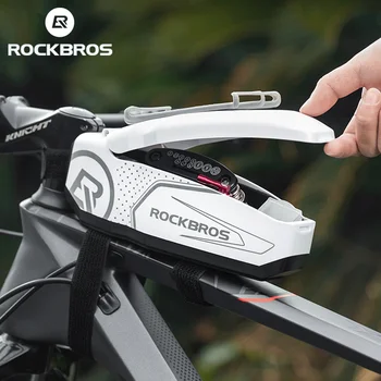  ROCKBROS Moto Bag duplo Frontal MTB Saco 4-6.5 polegadas Saco do Telefone Tubo Superior Bolsa de PC Hard Shell Quadro da Bicicleta Saco de 2021 Pannier Acessórios de Moto