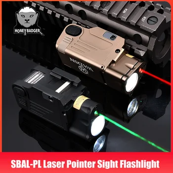  SBAL-PL Laser Lanterna Brinquedos Arma de Caça de Luz Vermelha e Verde Ray White LED Lâmpada Estroboscópica X300 X 400 Airsoft Acessórios de Iluminação