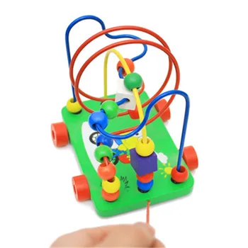  Novo trailer Frisado Matemática brinquedo Educativo 3D em Madeira de Ensino Montessori Aids de Contagem Vara de Crianças do Pré-escolar de Matemática Aprendizagem de Brinquedo